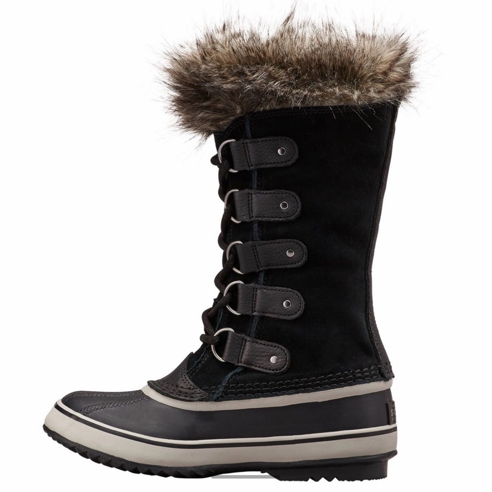 SOREL Joan of Arctic Waterproof Boot Women's Size 10 Black Quarry - Picture 3 of 13